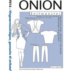 Onion Cut Pattern Plus 9016 Wing Sleeve Cardigan & Leggings