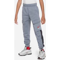 Nike Boys' Air Fleece Cargo Pants Cool Grey/Anthracite