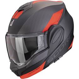 Scorpion EXO-TECH EVO TEAM Klapphelm matt schwarz-silber Damen, Herren