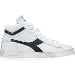 Diadora Scarpe Donna game high waxed Bianco/Nero