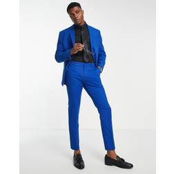 New Look skinny suit trouser in bright blueW30 L32