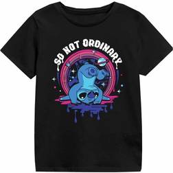 Lilo & Stitch Kid's So Not Ordinary Stitch T-shirt - Black