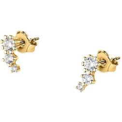 Live Diamond Stud Earrings - Gold/Diamonds