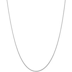 Primal Gold Karat White 0.8mm Round Snake Chain Necklace