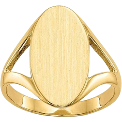 14K Yellow Gold Signet Ring