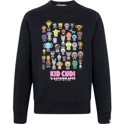 Bape Kid's Cudi Baby Milo Crew-Neck Sweatshirt - Black