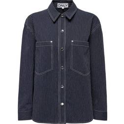 Only Merle Stripe Shirt - Night Sky