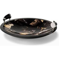 Ladorada Round Horn Veneer Serving Dish