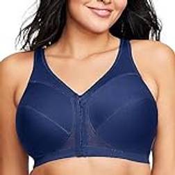 Glamorise MagicLift Front Closure Posture Back Bra - Blue