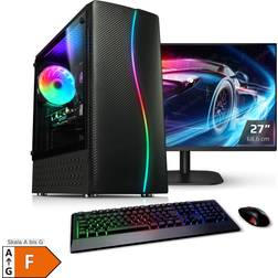 Kiebel PC Set Gaming TFT Thunder Core i5-12400F, 16GB DDR4, NVIDIA RTX 3050 8 1TB