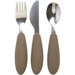 Bibs Cutlery Set Dark Oak