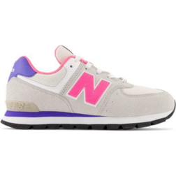 New Balance New Balance Girl's GC574v1 Little Kid/Big Kid Summer Fog/Neon Pink Big Kid