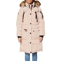 Canada Weather Gear Women's Faux Fur Puffer Coat - Sand