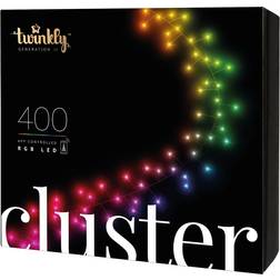 Twinkly Cluster Black/RGB Lysslynge 400 Lamper