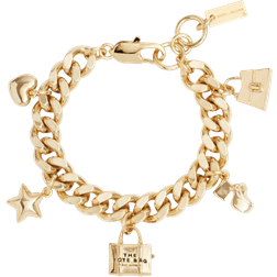 Marc Jacobs The Mini Icon Charm Bracelet - Gold