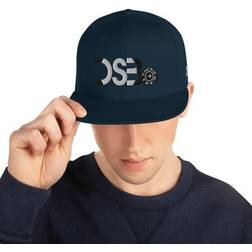 DW DSB X Signature BW Embroidered Snapback Hat - Dark Navy