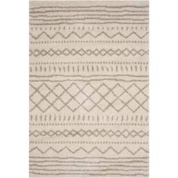 Safavieh Theodore Geometric Design Beige, White 61x90"