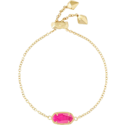 Kendra Scott Elaina Adjustable Chain Bracelet - Gold/Pink