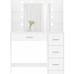 Irontar WDT003W White Dressing Table 15.7x35.4"