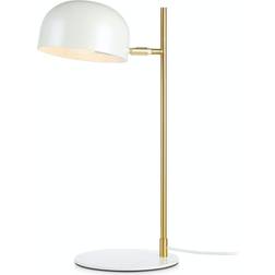 Markslöjd Pose White/Brushed Brass Bordlampe 48.5cm