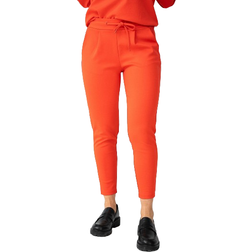 Ichi Kate Pant Cropped - Poppy Red