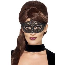 Smiffys Embroidered Lace Filigree Eyemask