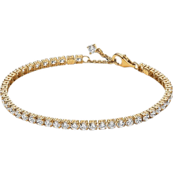 Pandora Sparkling Tennis Bracelet - Gold/Transparent