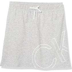 Calvin Klein Girls' Performance Sport Skooter Skirt - Grey Outline