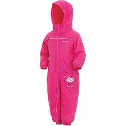 Regatta Kid's Puddle IV Waterproof Puddle Suit - Pink