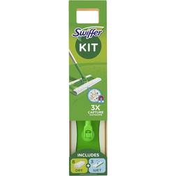 Swiffer Floor Starter Kit 8 Dry + 3 Wet Cleaning Cloths