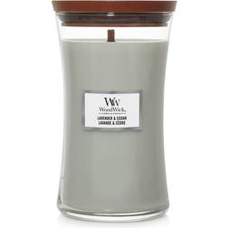 Woodwick Lavender & Cedar Duftlys 609g