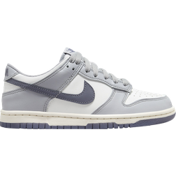 Nike Dunk Low GS - White/Light Carbon/Platinum Tint/Pure Platinum