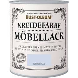 Rust-Oleum Möbellack Kreidefarbe Holzschutzmittel Pigeon Blue 0.125L