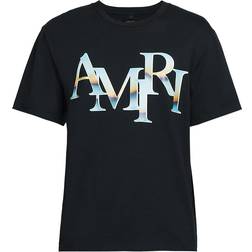 Amiri Staggered Tee - Black