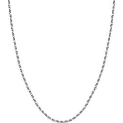 Saks Fifth Avenue Rope Chain Necklace - White Gold