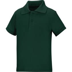 Classroom Kid's School Uniforms Short Sleeve Pique Polo - Hunter Green