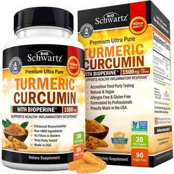 BioSchwartz Premium Ultra Pure Turmeric Curcumin 1500mg 60