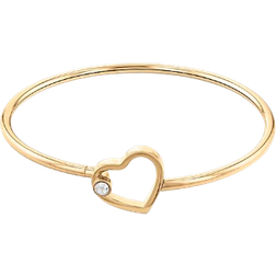 Tommy Hilfiger Heart Bangle - Gold/Transparent