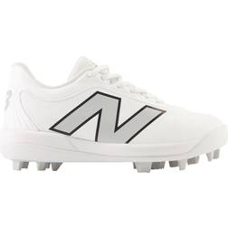 New Balance Kid's 4040v7 Rubber Molded - Optic White with Raincloud