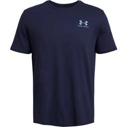 Under Armour UA Sportstyle Left Chest Short Sleeve T-shirt - Midnight Navy/White