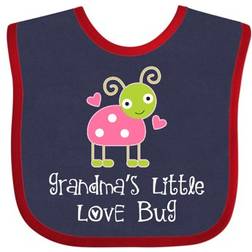 Inktastic Grandma Little Love Bug Grandchild Baby Bib