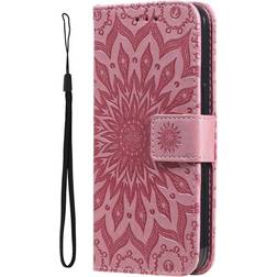 Leather Cover with Strap for iPhone 15 Pro