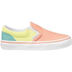 Vans Kid's Classic Slip-On - Pastel Block Multi/White