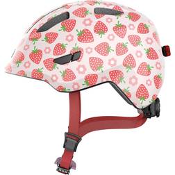 ABUS Smiley 3.0 LED Bicycle Helmet Rose Strawberry