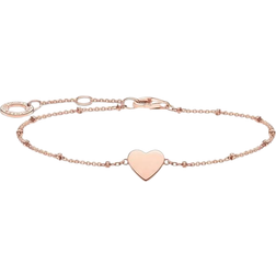 Thomas Sabo Heart with Balls Bracelet - Rose Gold