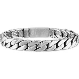 Esquire Curb Link Chain Bracelet - Silver