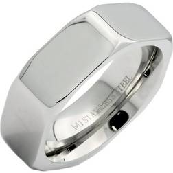 Metals Jewelry Style Wedding Band - Silver
