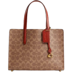 Coach Carter Carryall 28 In Signature Canvas - Signature Coated Canvas/Brass/Tan/Rust