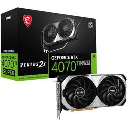 MSI GeForce RTX 4070 Ti Super Ventus 2X OC HDMIx1 DPx3 16GB