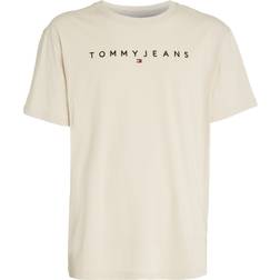 Tommy Jeans Regular Linar Logo Tee - White